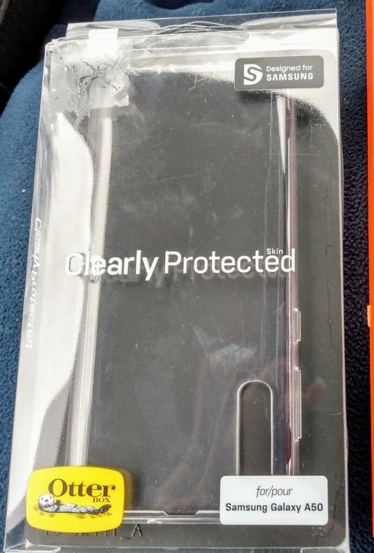 NEW IN PACKAGE, Otter Box Clear Protective Case for Samsung A50 Cell Phone - Scratch Resistant, Transparent Skin, Ultra-Slim Profile, Sell $6