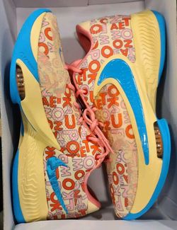 Nike Zoom Freak 4 “Alphabet Bro” Men’s Basketball Shoe Size 12