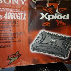 Sony Brand New 4ch 600.4 Nice Amp $100firm Price Pickup Only Serious Buyers Please Yes It Is Avaliable 