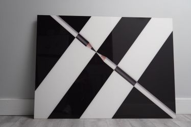 Modern Black & White Abstract Wall Art – Large Statement Piece 