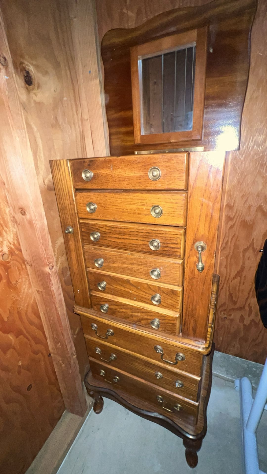 Wooden Jewelry Dresser
