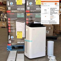 TOSHIBA 12,000 BTU portable air conditioner Smart WI-FI Portable AIR Conditioner UP to 350 SQ.