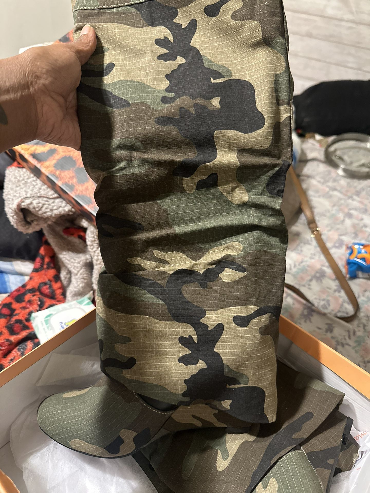 Army Fatigue & Coach Boots
