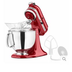 Red Kitchen Aid Mixer