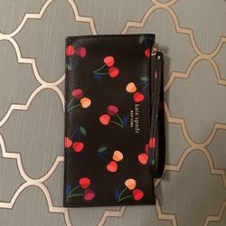 Kate Spade Wristlet Wallet Cherry Pattern