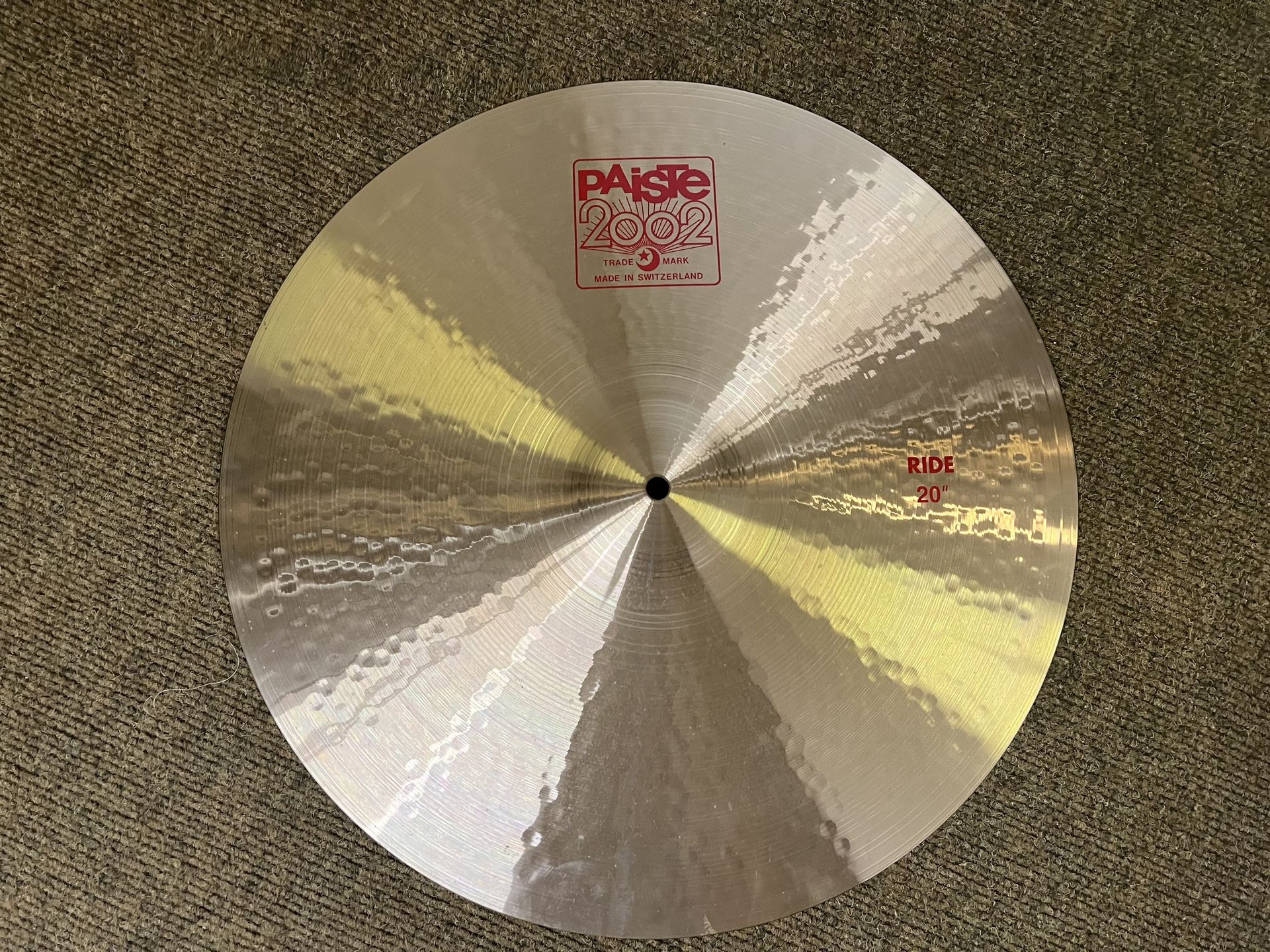 Paiste 2002 20” Ride Cymbal - Mint!