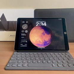 Apple iPad Pro 10.5 64GB bundle with Smart Keyboard Leather Case and Apple Pencil