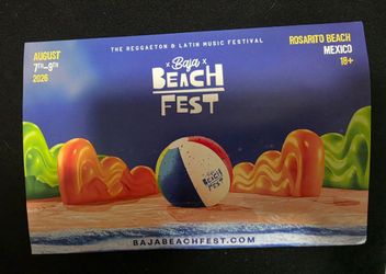 Baja Beach Fest pass