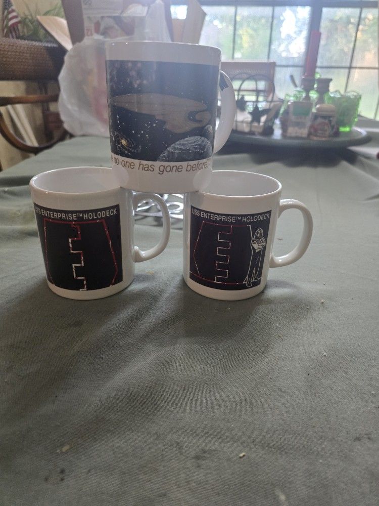 Two Coffee Cups. Star Trek