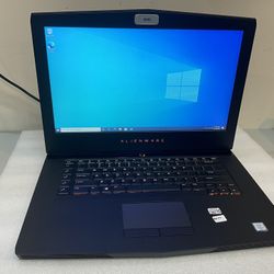 Alienware 15 R3 15.6" i7-6700HQ 2.60Ghz 16GB  RAM 512GB SSD GTX 1070 . This Laptop has been tested for basic functionality and has a clean install of 