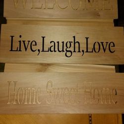 Decals signs shirts scroll art Custom Made 