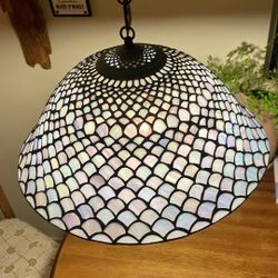 Stained Glass Swag Ceiling Mount Lamp Light Shade 