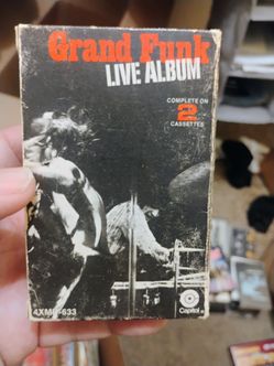 Vintage 1970 Grand funk railroad cassette tapes