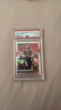 2020 Panini Donruss Optic Rated Rookies Joe Burrow #151 Holo Prizm (RC) PSA 10