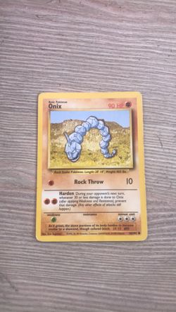 1(contact info removed) 1998 old onix Pokémon card