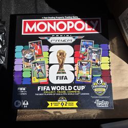 2026 Panini Prizm Monopoly FIFA World Cup Game Board — SEALED