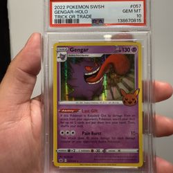 Pokemon Gengar Trick or Trade PSA 10