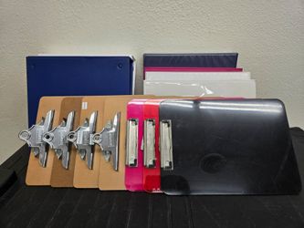 Clip boards, 3-Ring Binder new