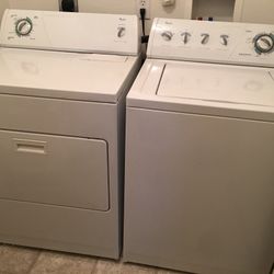 WE DELIVER • WHIRLPOOL Heavy Duty Super Capacity PLUS Washer & Dryer Set-WORKS GREAT!!!