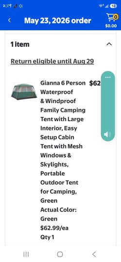 Tent 6 person