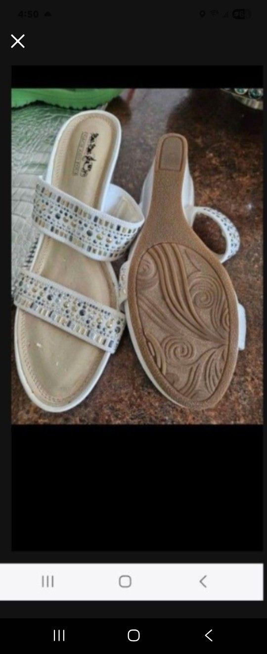 Coach Sandals Platforms Side $ 9