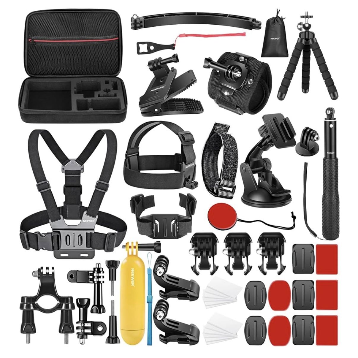 NEEWER 50 in 1 Action Camera Accessory Kit