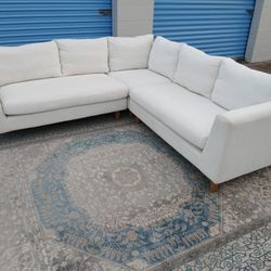 All-White 3 PC Sectional $400 W/FREE DELIVERY 