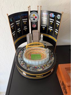 Steelers Bradford Exchange super bowl carousel village