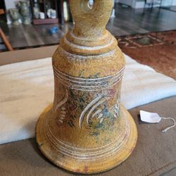 Ornate Clay Bell 