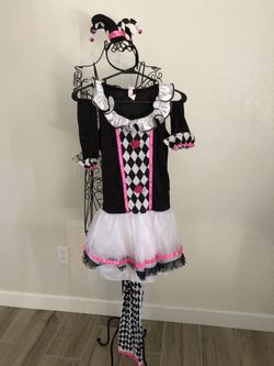 Girls jester costume