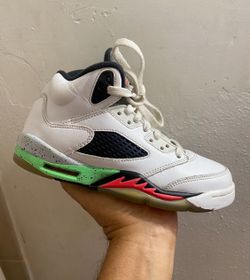 Air Jordan 5 Retro POISON GREEN AUTHENTIC,SIZE 4