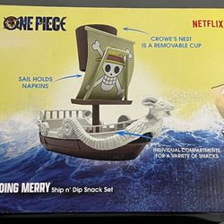 One Piece Anime - Going Merry Ship Snack Set (New)
