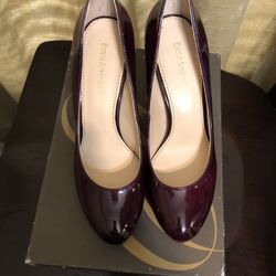NEW Enzo Angiolini dark red heels size 5 1/2 NEW