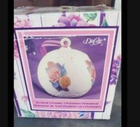 Du Clair Scented Ceramic Christmas Ornament