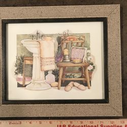 Bathroom Art Framed