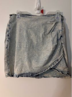 Jean skirt, size L