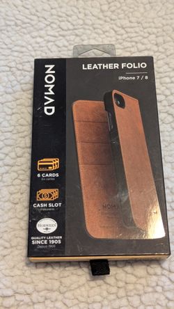 LEATHER FOLIO IPHONE 7 / 8 CASE