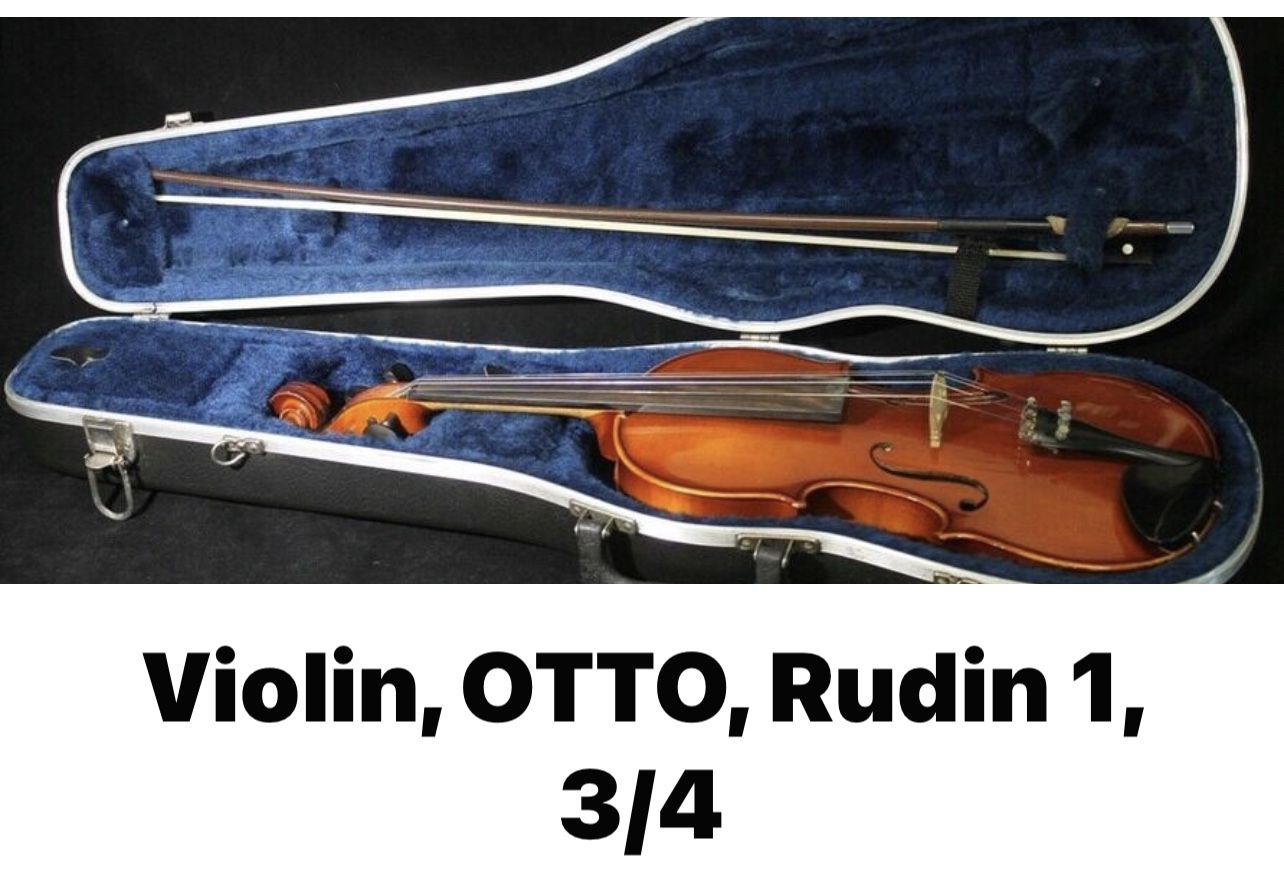Violin, Otto, Rudin1, 3/4