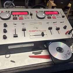 Dj Cd Mixer With Speakers