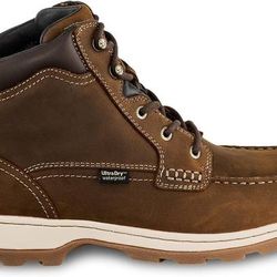 NEW Size 14 W Irish Setter, Soft Paw, Men Waterproof, Nubuck Leather, Chukka Shoe Tan