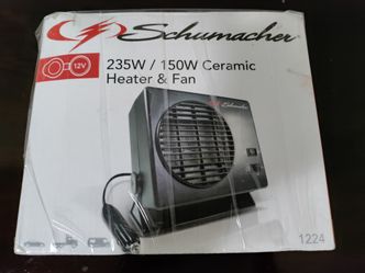 Schumacher Ceramic Heater Fan