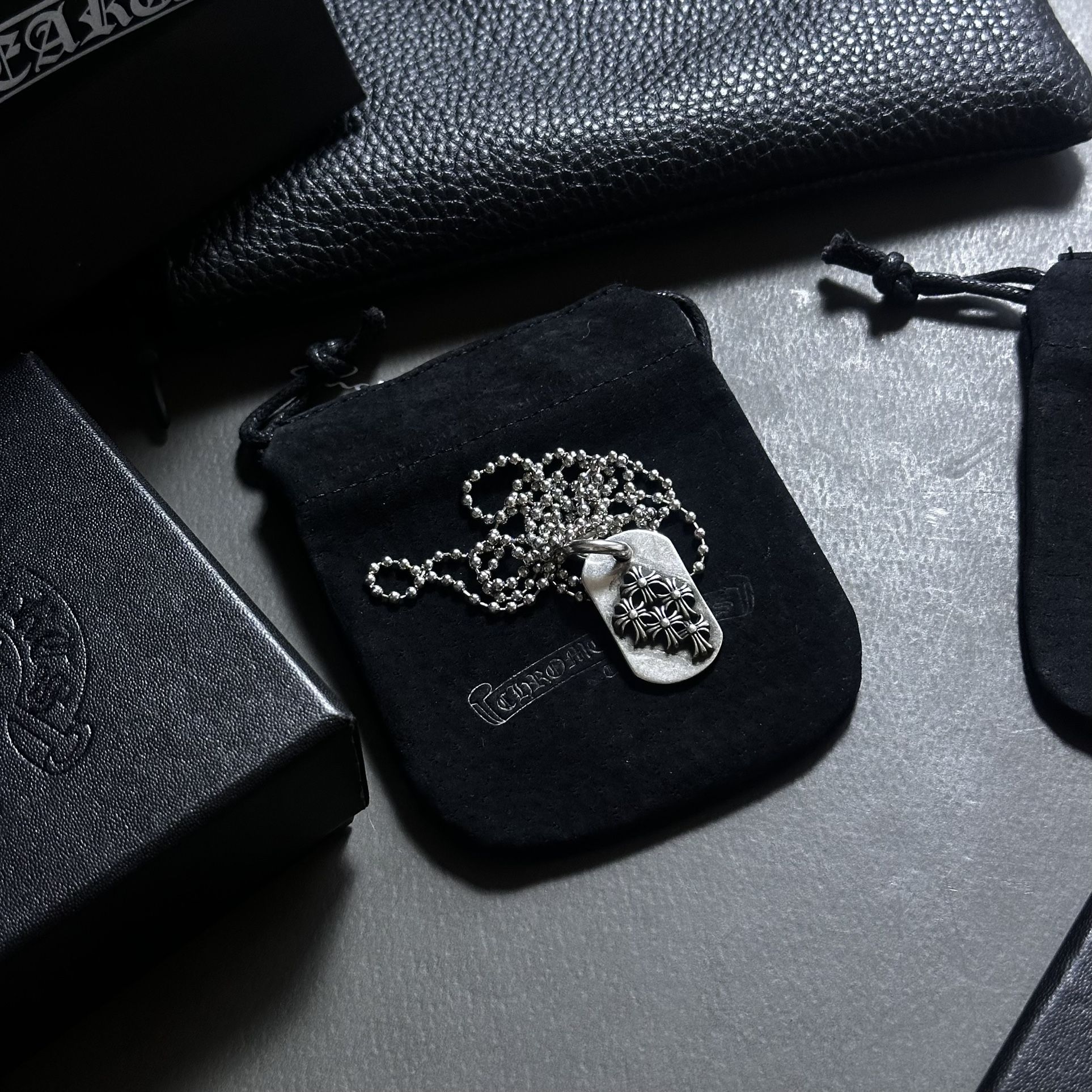 Chrome Hearts Mini Multi Cross Cemetery Pendant