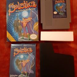 Nintendo NES Games- Solstice: The Quest for the Staff of Demnos (Complete In Box)