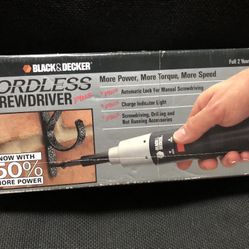 Vintage Black & Decker Electric Screwdriver 
