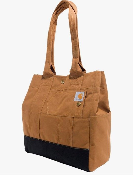 Carhartt Vertical Snap Tote ( Black or Brown)