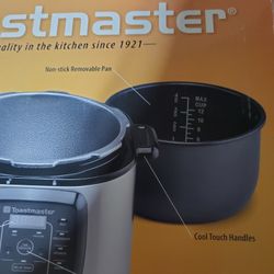 Toastmaster 6qt Pressure Cooker 