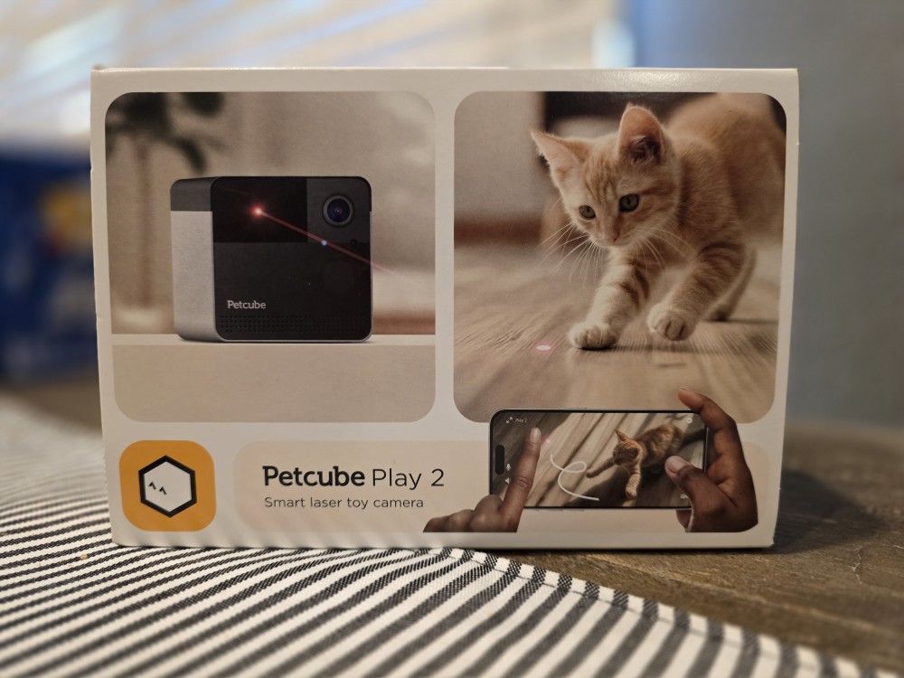 Petcube Play 2 Wi-Fi Pet Camera with Laser Toy for Cats & Dogs: Indoor Camera