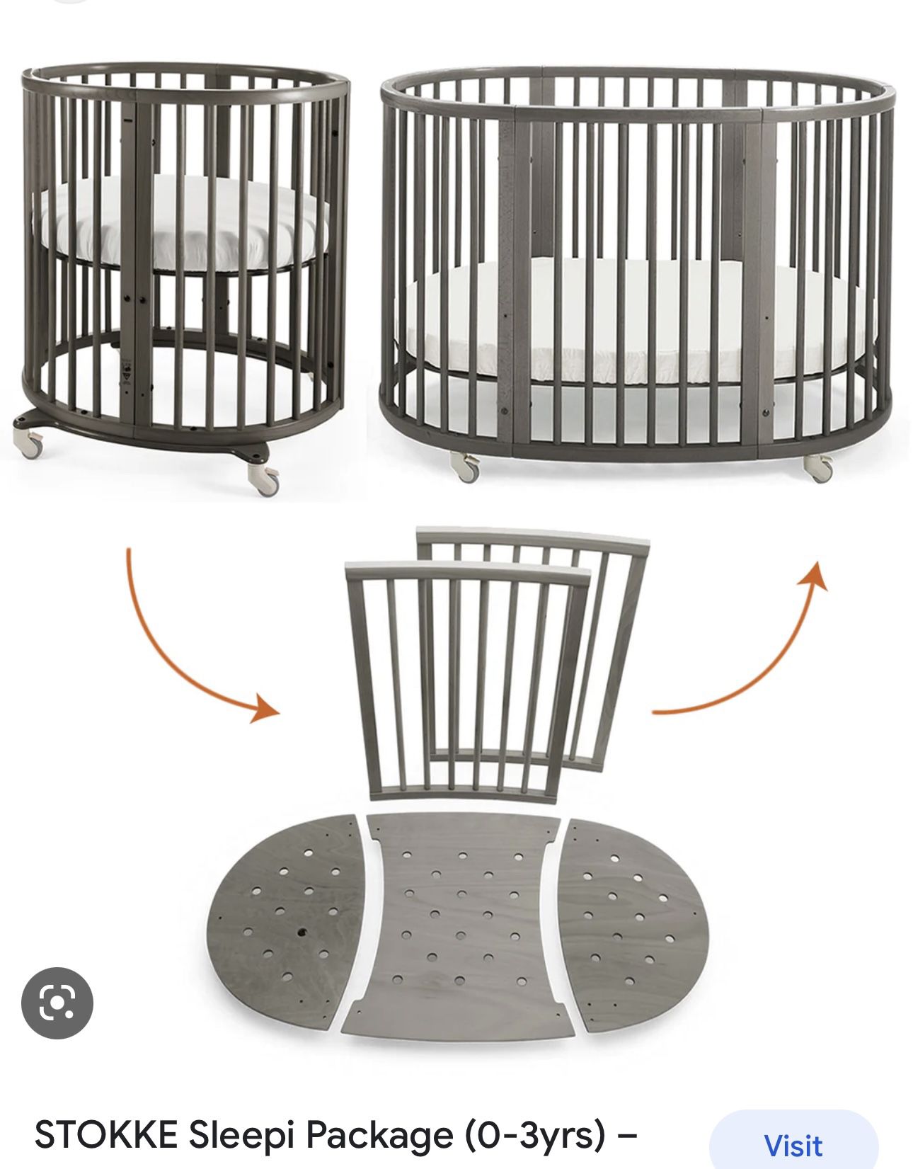 Stokke Cribs - Regular Stander Size Crib & Mini Crib 