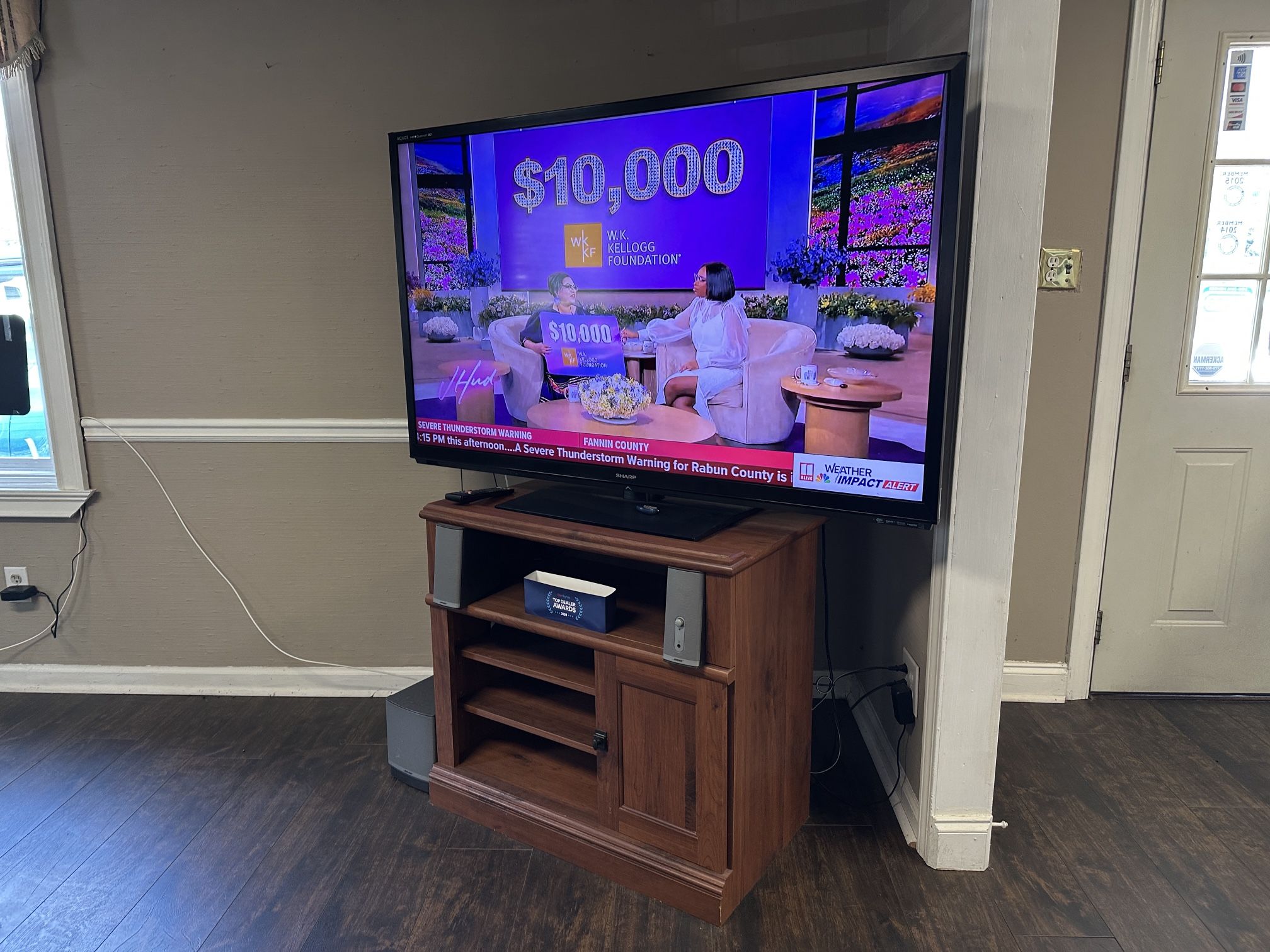 60” LED TV, Desks, Sofas, Chairs All For $200