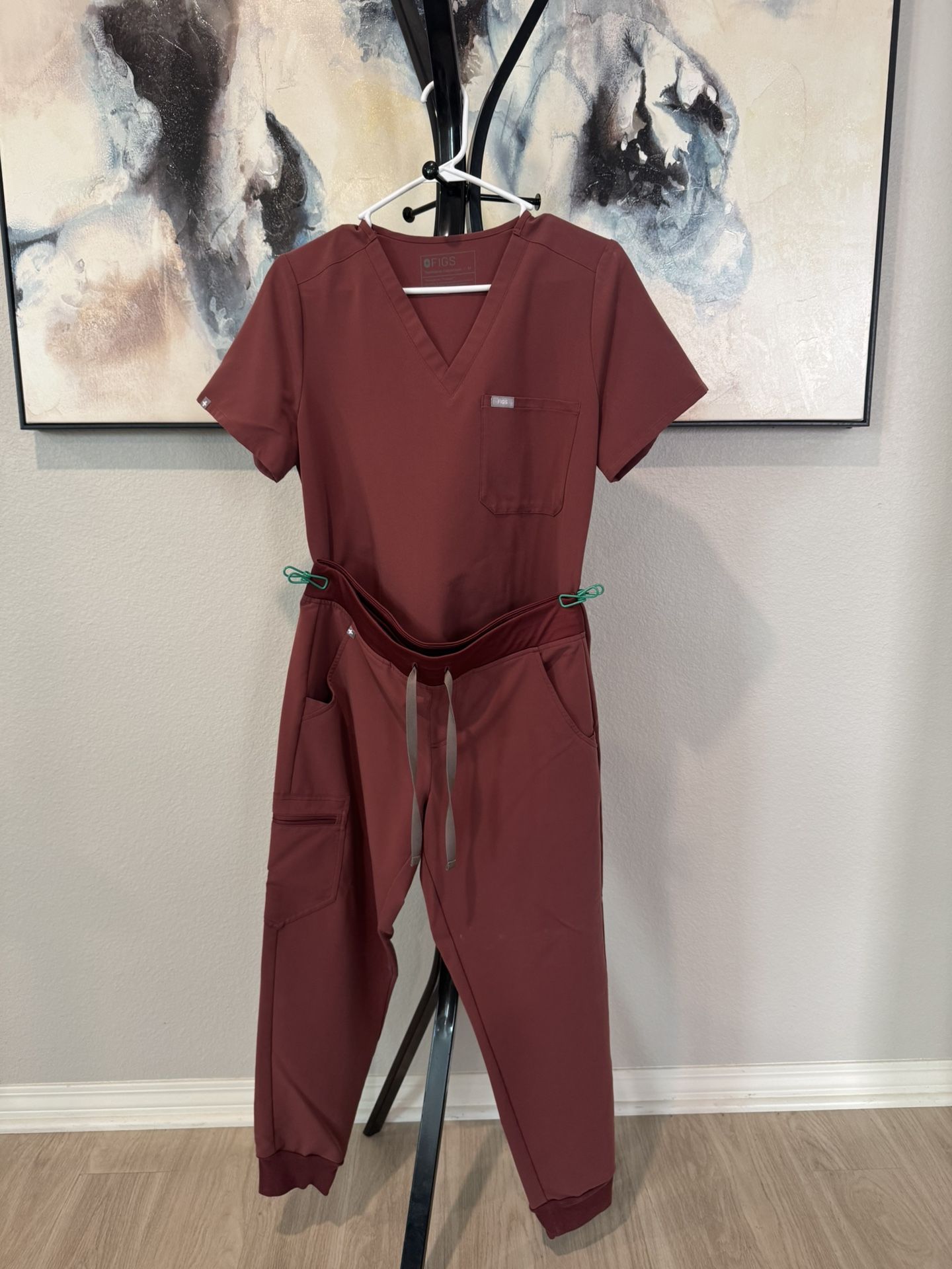 Figs Scrubs Top & Bottom Set